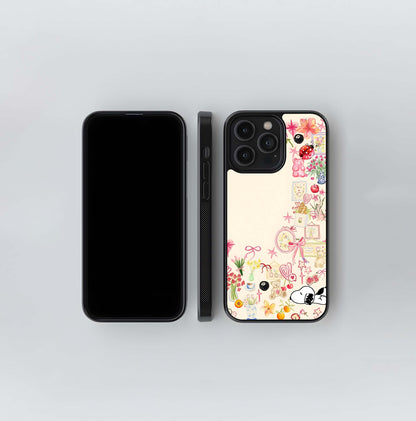 Aesthetic Object & Snoopy Glass Case