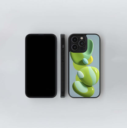 Balanced Organic Forms Glass Case