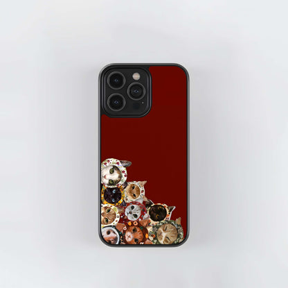 Cat Gang Aura Glass Case