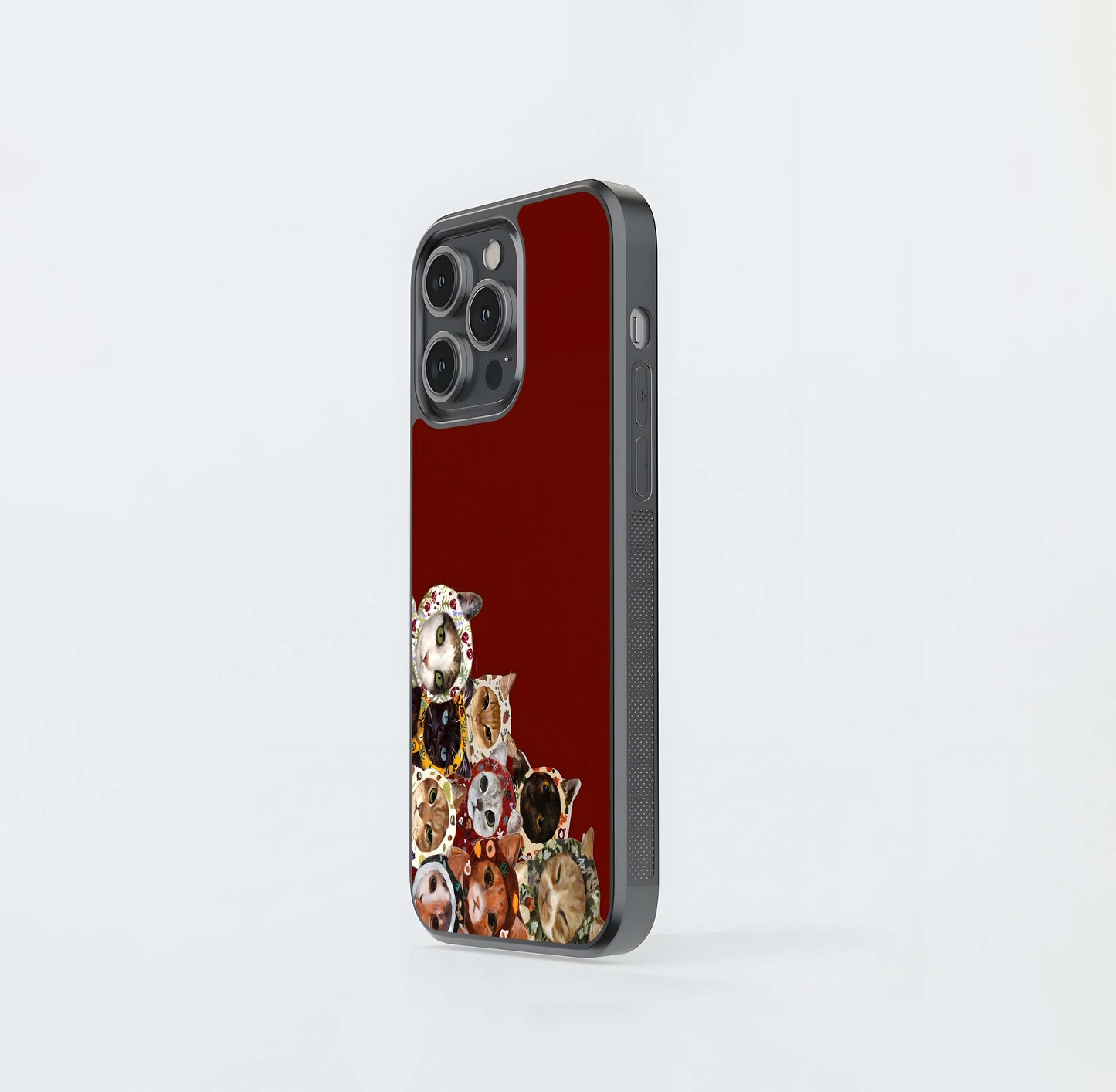 Cat Gang Aura Glass Case