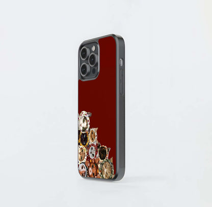 Cat Gang Aura Glass Case