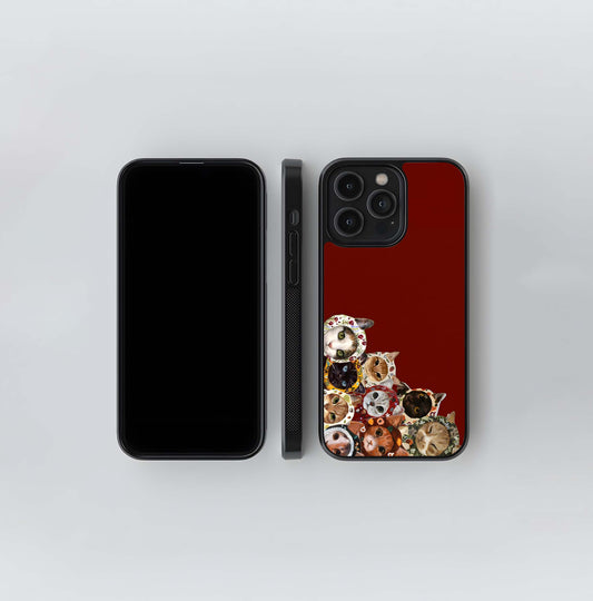 Cat Gang Aura Glass Case