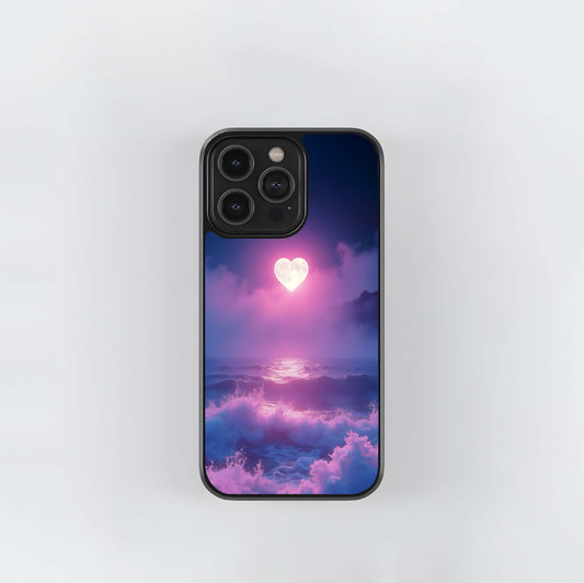 Moonlit Velvet Tide Glass Case