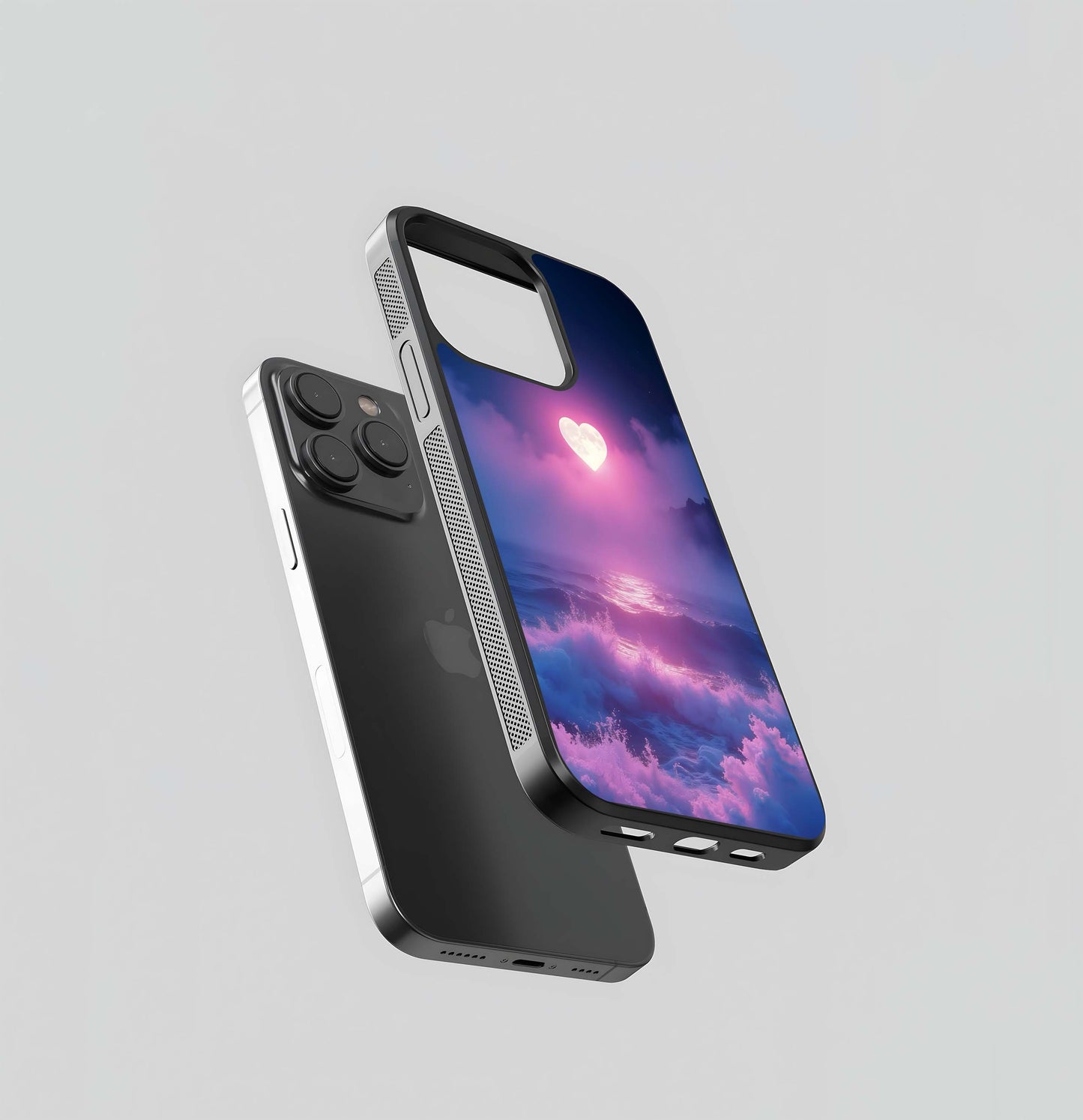Moonlit Velvet Tide Glass Case