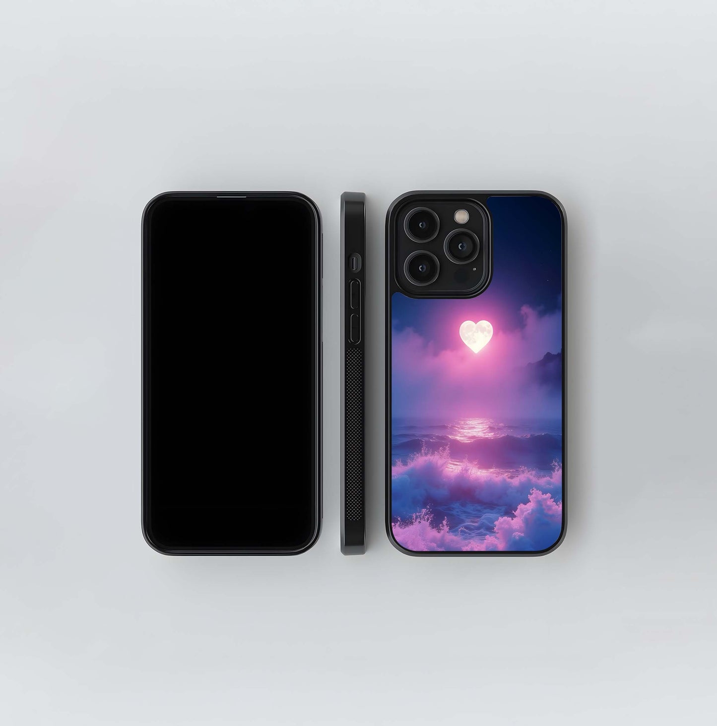 Moonlit Velvet Tide Glass Case