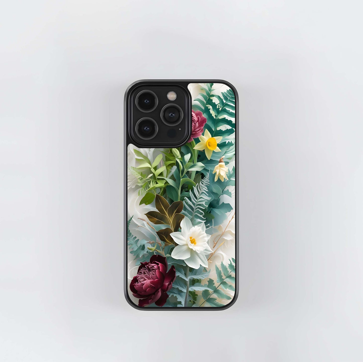 Baroque Botanical Cascade Glass Case