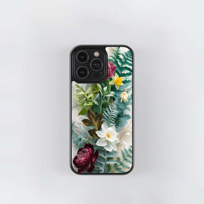 Baroque Botanical Cascade Glass Case