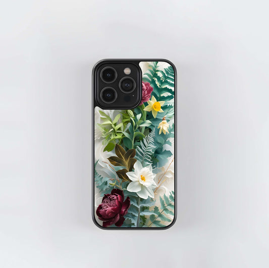Baroque Botanical Cascade Glass Case