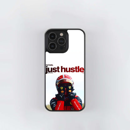Charles Leclerc No Hate Just Hustle Glass Case
