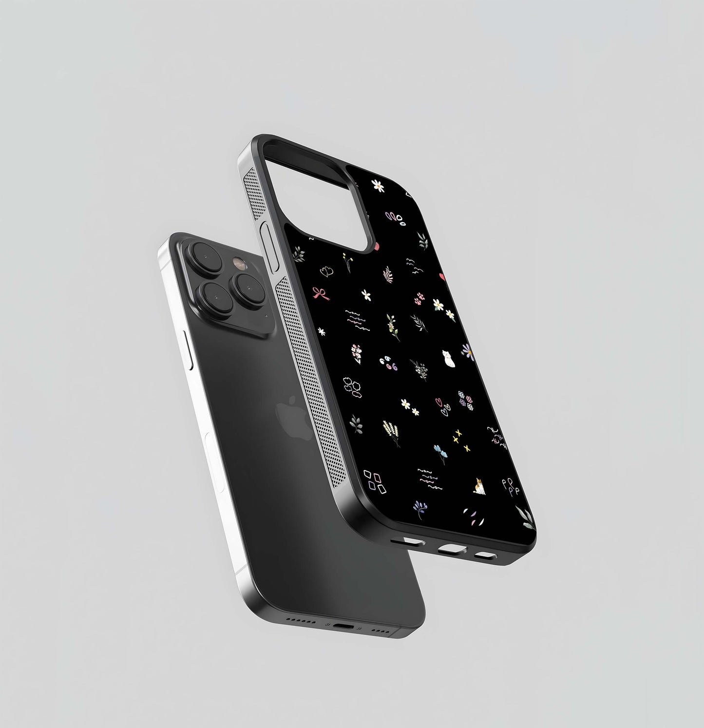 Aesthetic Objects & Black Background Glass Case