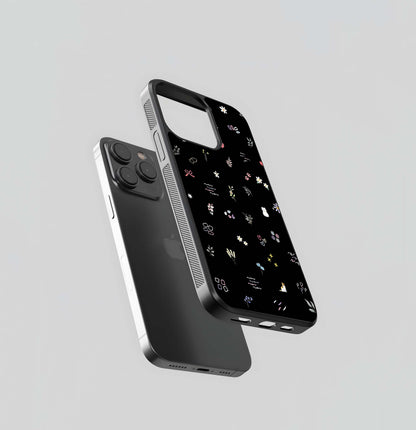 Aesthetic Objects & Black Background Glass Case