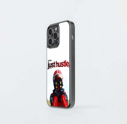 Charles Leclerc No Hate Just Hustle Glass Case