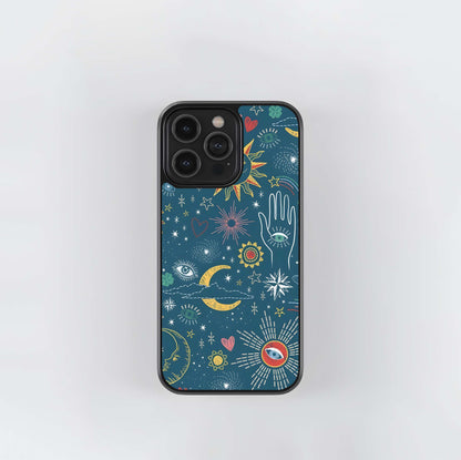 Miracle Universe Pattern Glass Case
