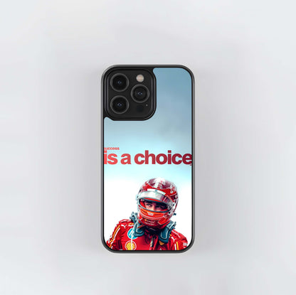 Charles Leclerc Success is a Choice Glass Case