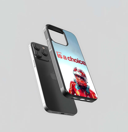 Charles Leclerc Success is a Choice Glass Case