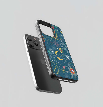 Miracle Universe Pattern Glass Case