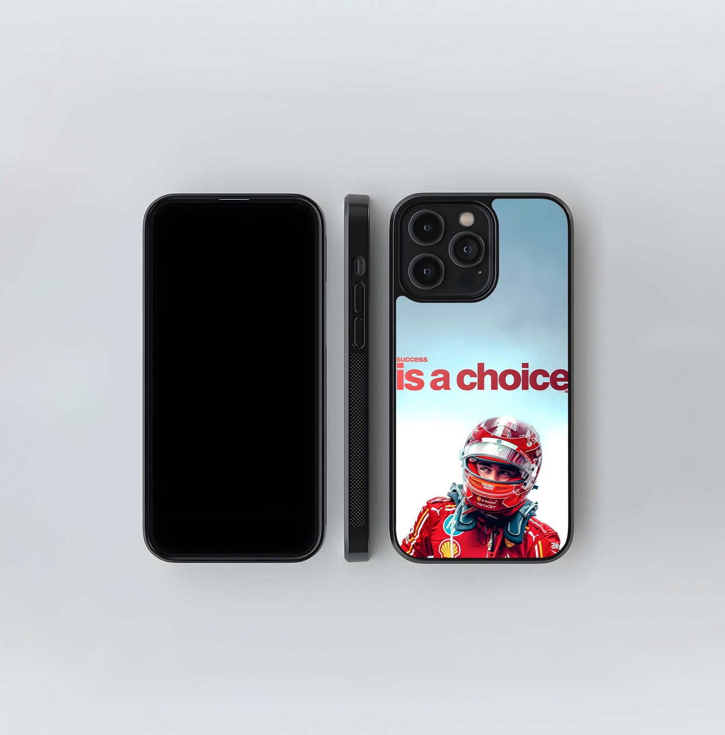 Charles Leclerc Success is a Choice Glass Case