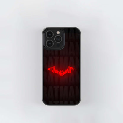Neon Bat Signal Glass Case