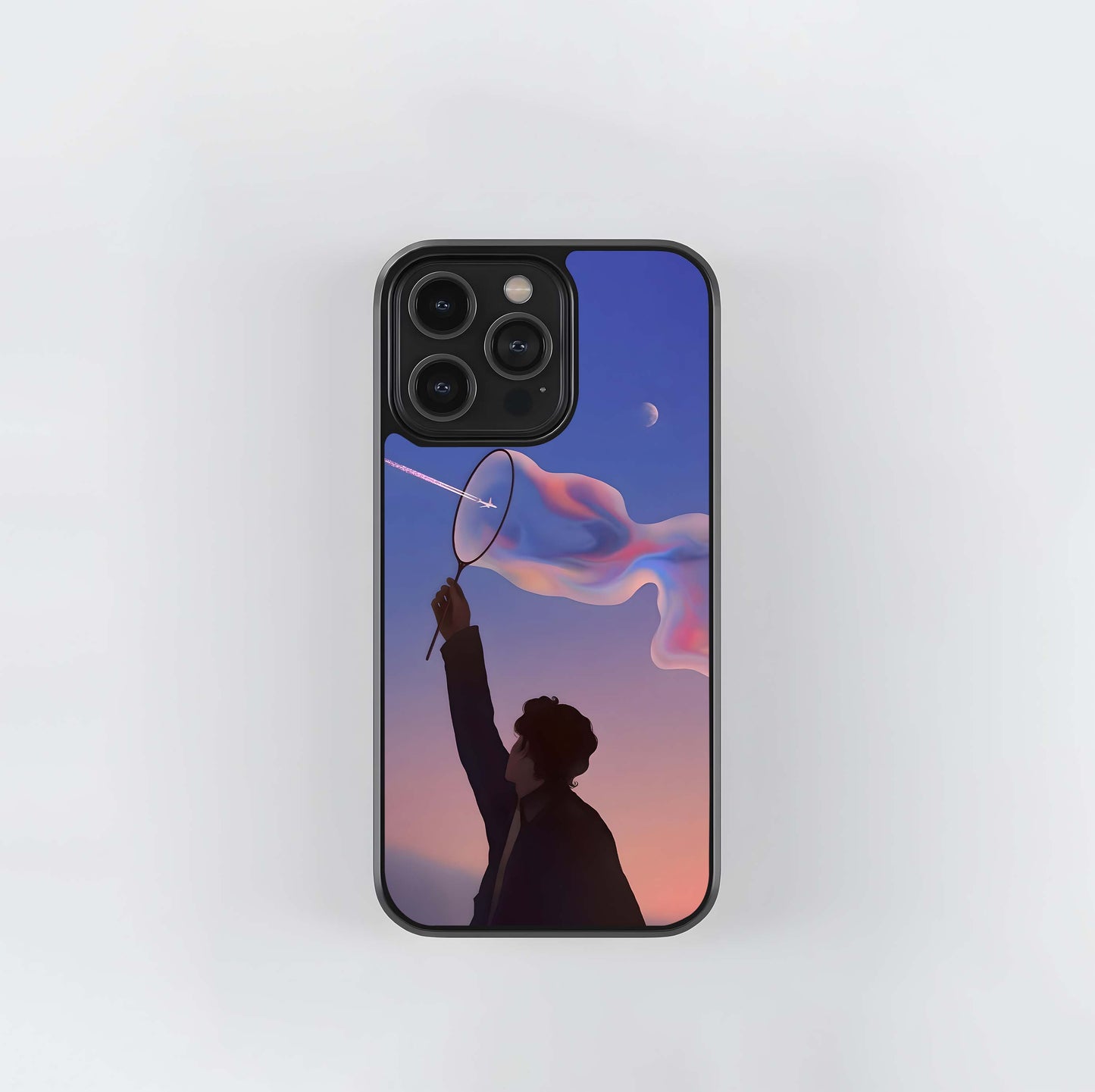 Catch Cosmic Plane Glass Case