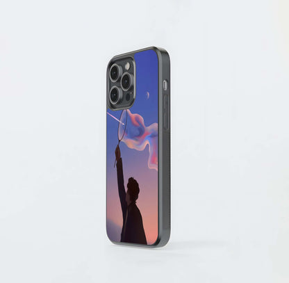 Catch Cosmic Plane Glass Case