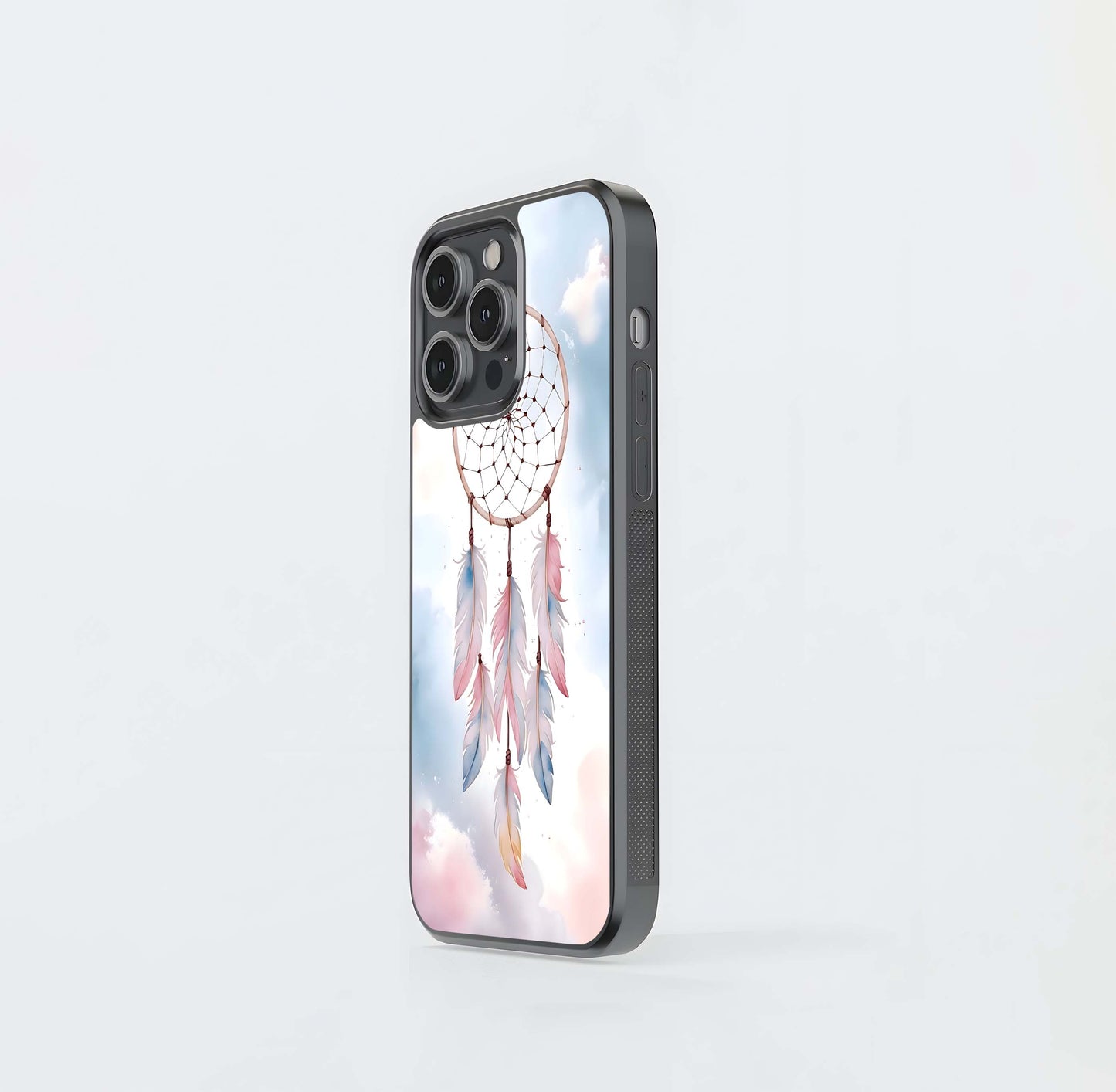 Catching Feathered Wishes Glass Case