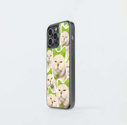 Cats Ethereal Bloom Glass Case