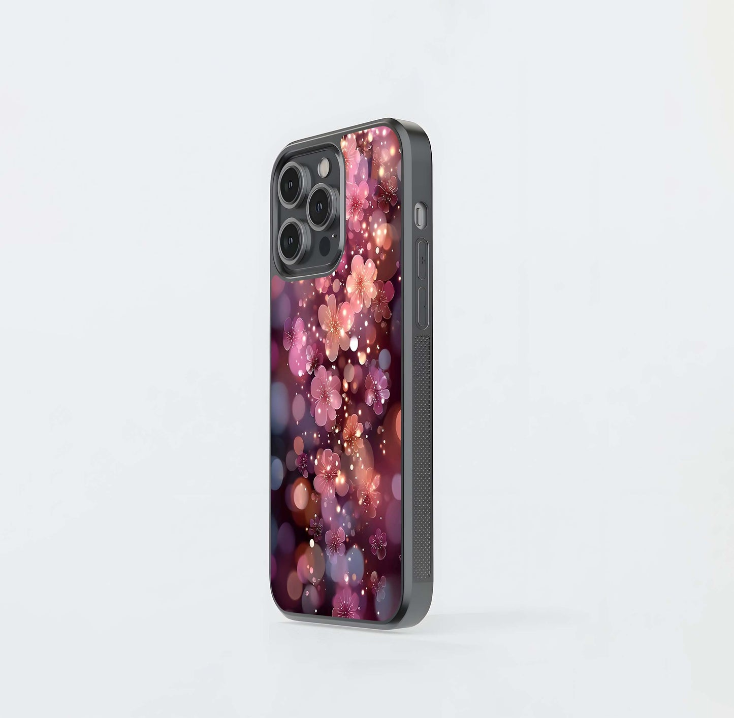 Glowing Petal Bliss Glass Case
