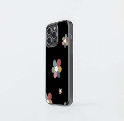 Child's Pastel Bloom Abstract Glass Case
