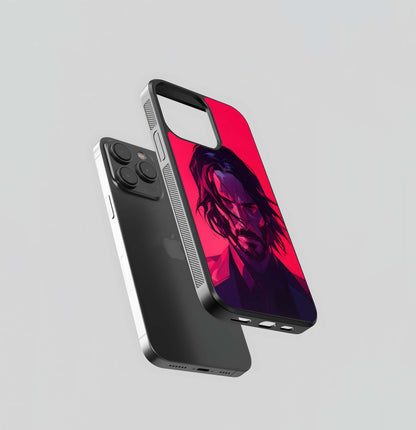 Crimson Shadow Vibe Glass Case