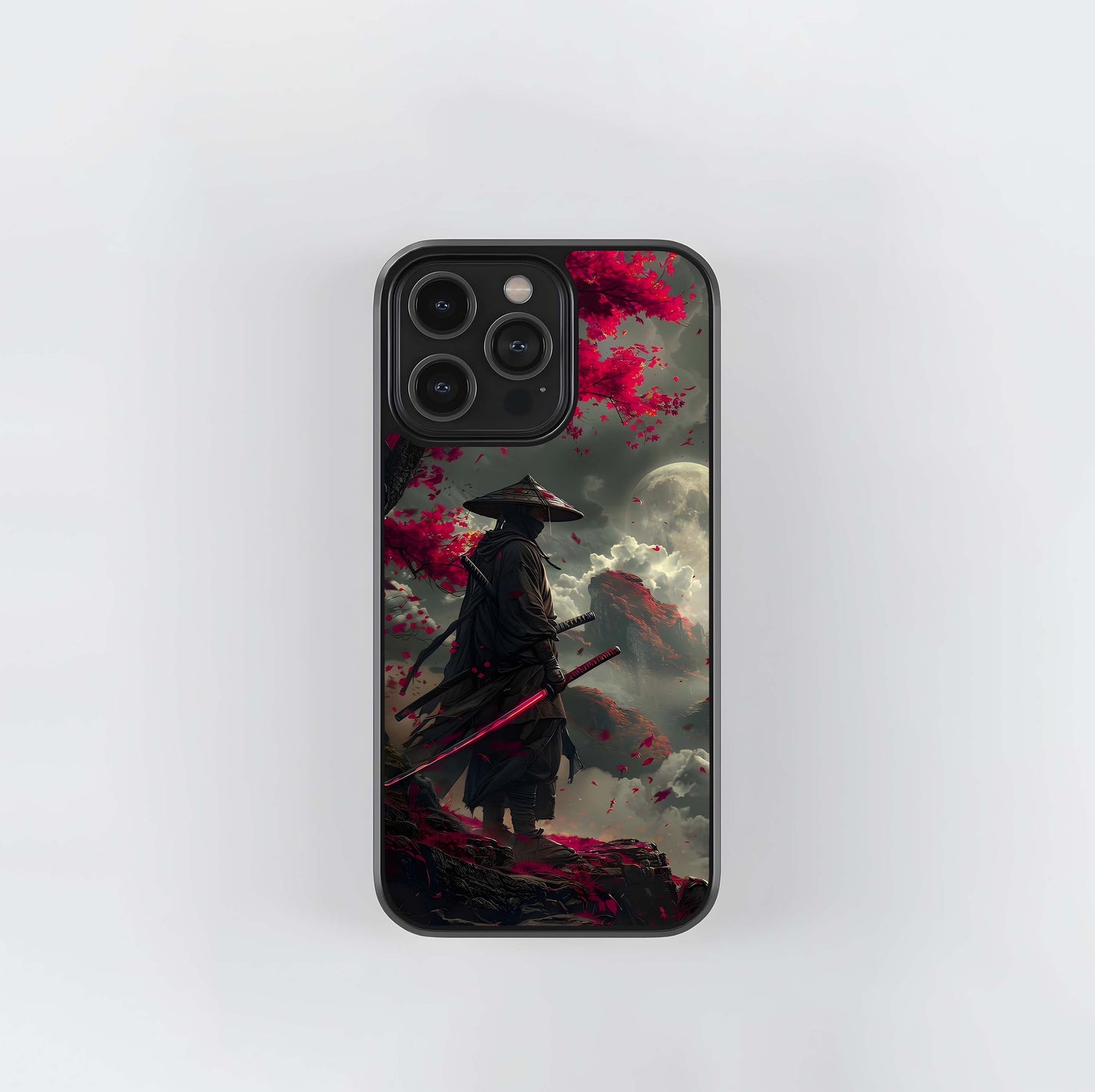 Red Moon Wanderer Glass Case