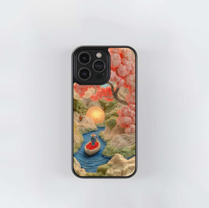 Moonflower Magic Sky Glass Case