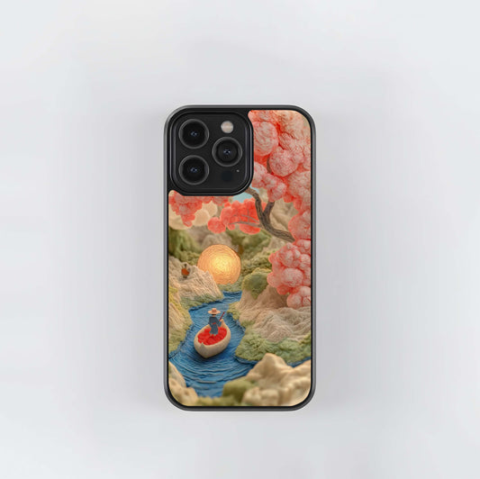 Moonflower Magic Sky Glass Case