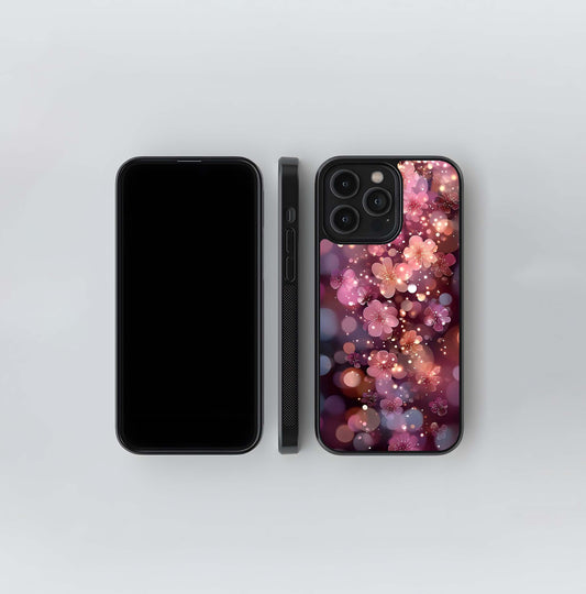 Glowing Petal Bliss Glass Case