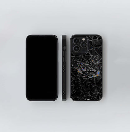 Vaporwave Sneaker Splatter (Nike) Glass Case