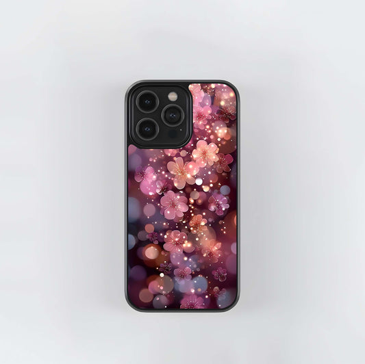 Glowing Petal Bliss Glass Case