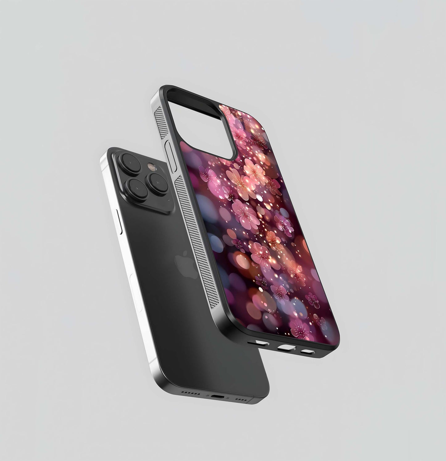 Glowing Petal Bliss Glass Case