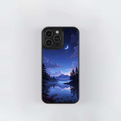 Midnight Lake Peace Glass Case