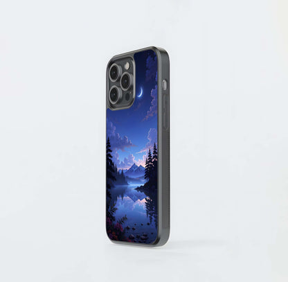 Midnight Lake Peace Glass Case