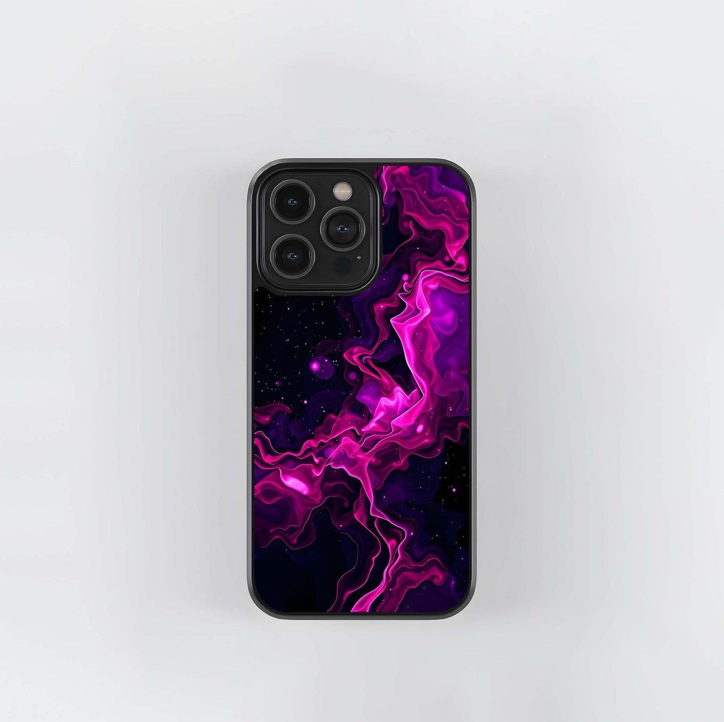 Neon Stellar Plume Glass Case