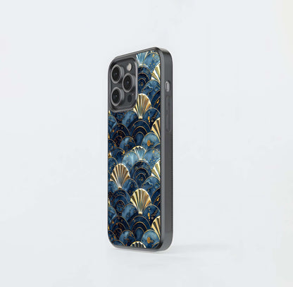 Golden Wave Luxe Glass Case