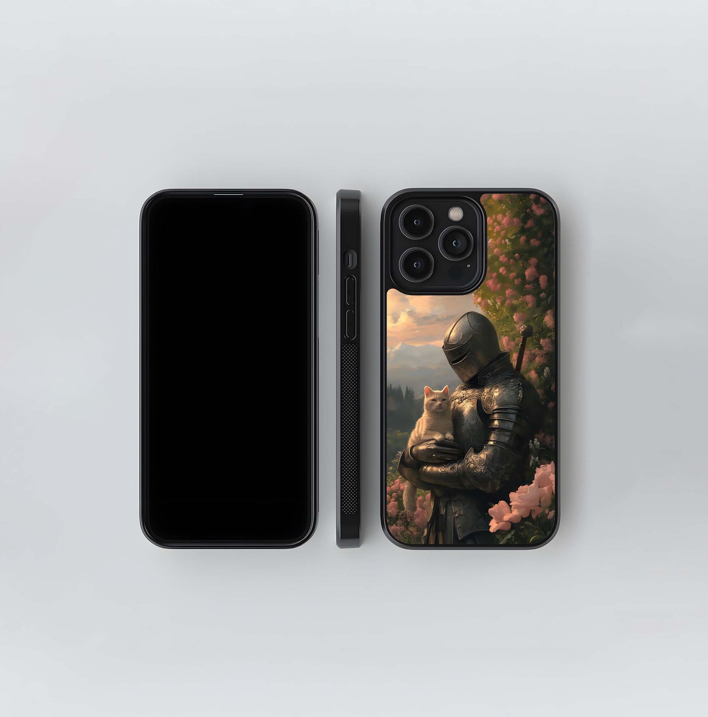 Rose Garden Knight Glass Case