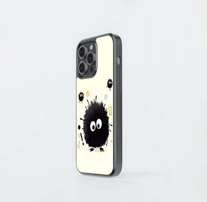 Cute Black Toroto Glass Case