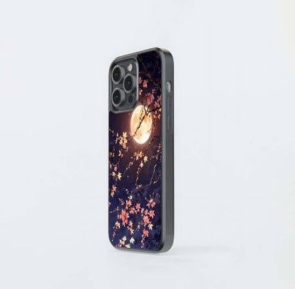 Moonlit Sakura Glow Glass Case