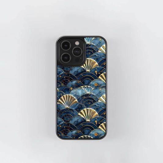 Golden Wave Luxe Glass Case