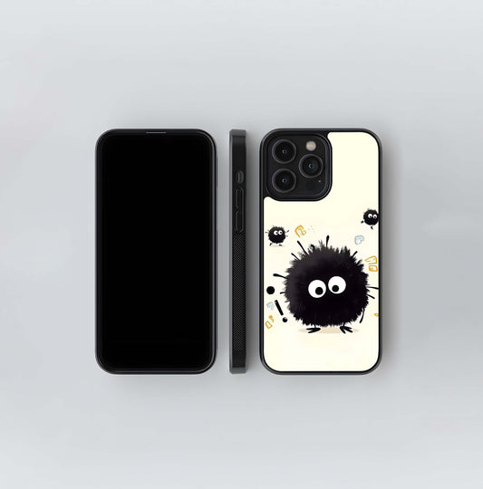 Cute Black Toroto Glass Case