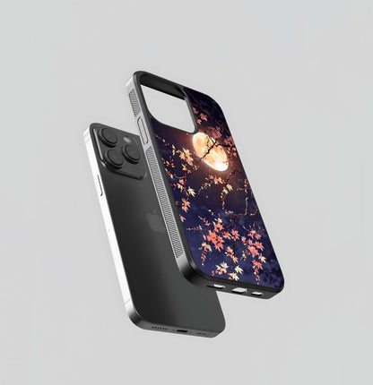 Moonlit Sakura Glow Glass Case