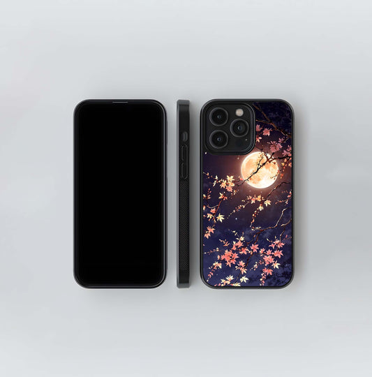 Moonlit Sakura Glow Glass Case