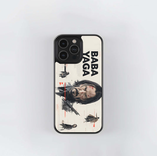 Baba Yaga Poster Glass Case