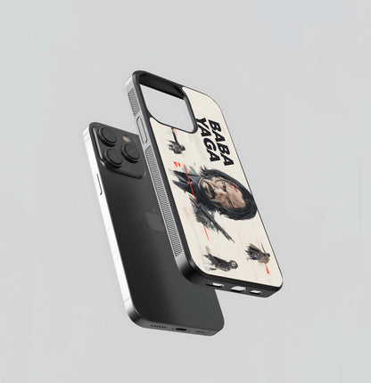 Baba Yaga Poster Glass Case