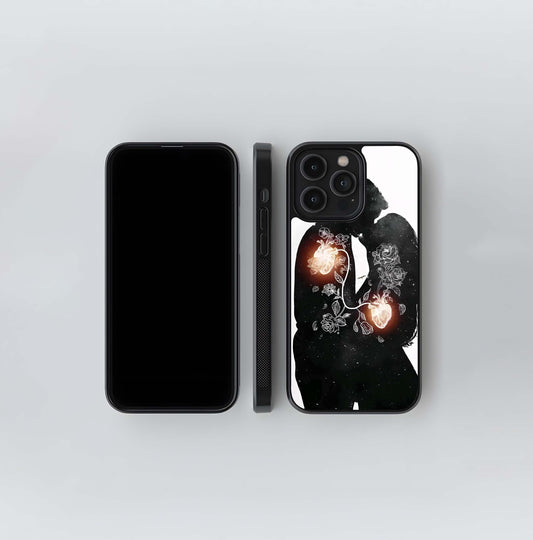 Cosmic Heart Connection Glass Case